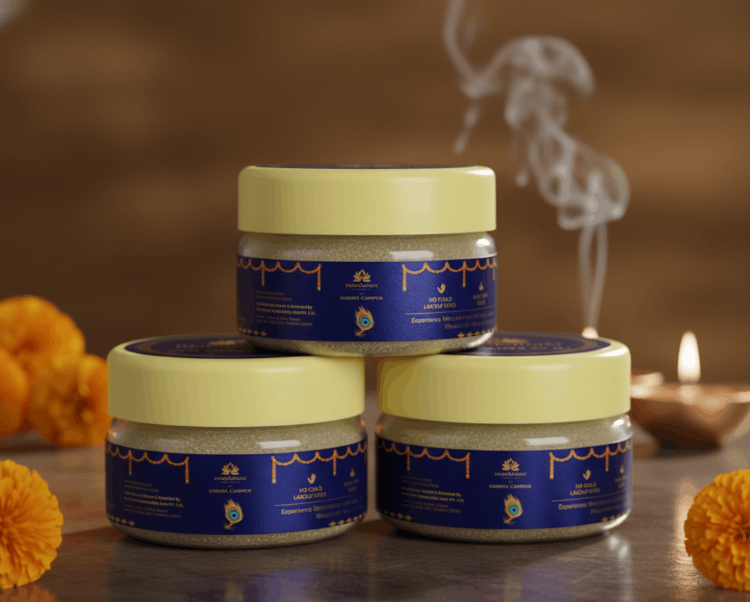 Bhimseni Camphor spiritual setting