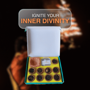 Manokamna Pure Sambrani Havan Cups Sandalwood