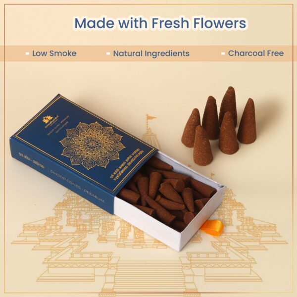 Manokamna Fresh Flower Dhoop Cone