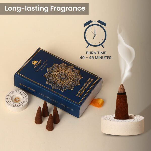 Manokamna Fresh Flower Dhoop Cone - Image 2